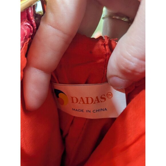 Vintage Red Sequin Metal Mesh Clutch Purse With Gold Hardware - Picture 6 of 6